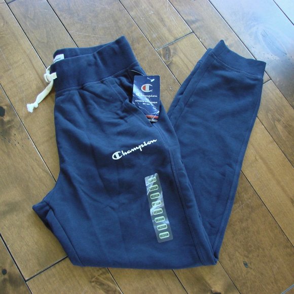 Champion Other - Authentic Champion Navy Sweat Track Pants ~ NWT
